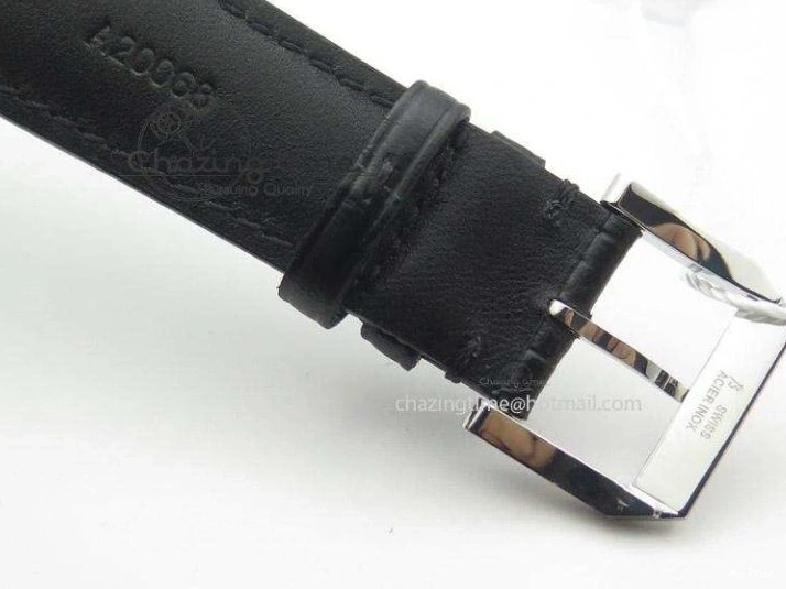 MIROTIME 0501 Sustainable Portuguese IW545408 White Dial ZF 1:1 Best Edition On Dark Blue Leather Strap 7335